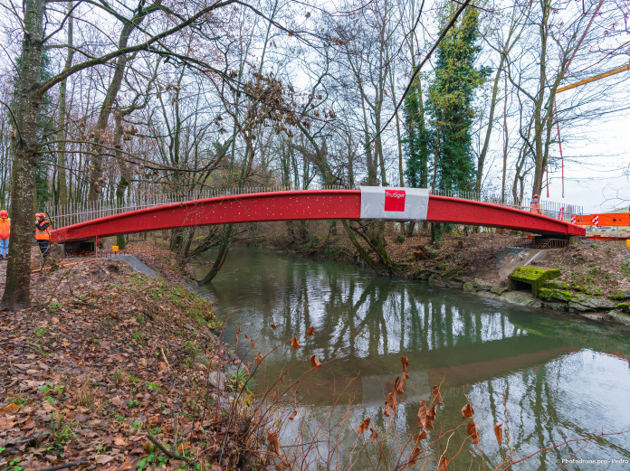 passerelle sur la Venoge en BFUP